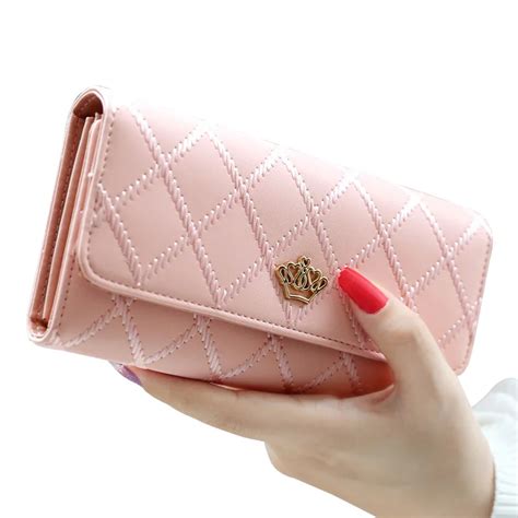 pink luxury wallet